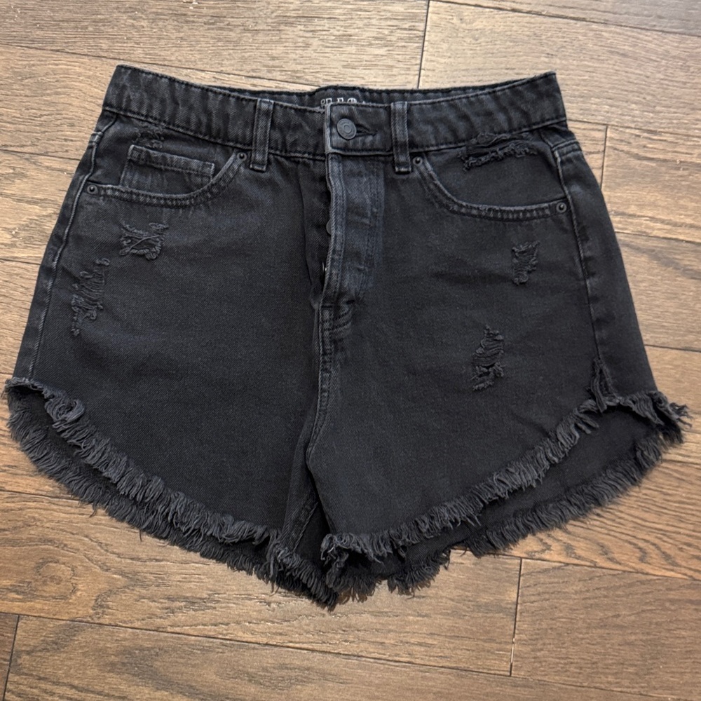 Wild Fable Black Frayed‎ Jean Shorts